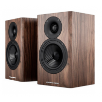 Acoustic Energy AE 500 real walnut wood veneer